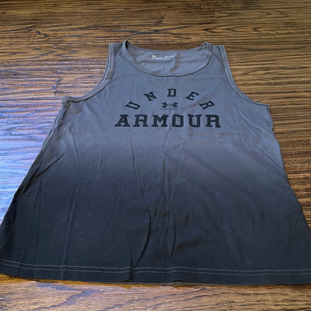 Under Armour tank top ombré gray